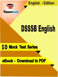 DSSSB English PDF Book In English - Mock Test/Practice Set