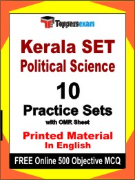 Kerala SET Political Science Book in English - Practice Set