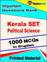 Kerala SET Political Science Book in English - Objective MCQ
