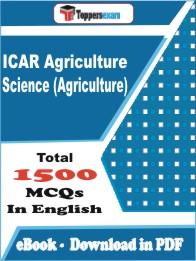 ICAR Agriculture Science (Agriculture) Exam PDF Book In English - MCQ / Objective Questions