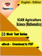 ICAR Agriculture Science (Mathematics) Exam Practice Set In English - Book PDF
