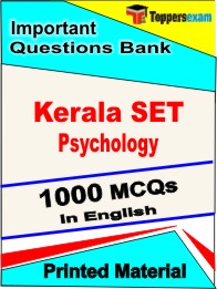 Kerala SET Psychology Book in English - Objective MCQ