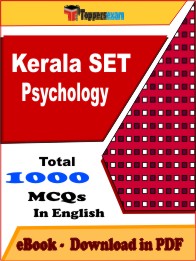 Kerala SET Psychology PDF Book In English - MCQ / Objective Questions