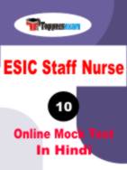 ESIC Staff Nurse MCQ Questions and Answers