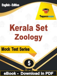 Kerala SET Zoology Exam  PDF Book In English - Practice Set