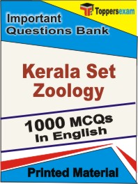 Kerala SET Zoology Exam  Book in English - Objective MCQ