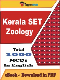 Kerala SET Zoology Exam PDF Book In English - MCQ / Objective Questions