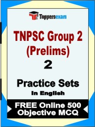 TNPSC Group 2 Prelims Book in English - Question Paper / Practice Set