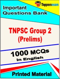 TNPSC Group 2 Prelims Book in English - Objective MCQ