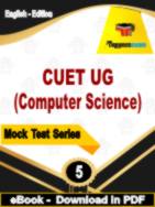 CUET UG (Computer Science) Test  PDF Book In English - Practice Set
