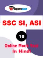 SSC SI, ASI Mock Test