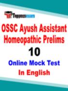 OSSC Ayush Assistant Homeopathic Mock Test