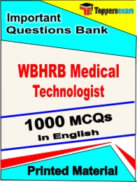 WBHRB Medical Technologist Book in English - Objective MCQ