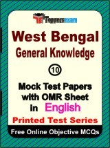 West Bengal General Knowledge Exam Mock Test Papers (Book) in English