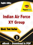 Indian Air Force XY Group Test  PDF Book In English - Practice Set