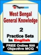 West Bengal General Knowledge Test Book in English - Question Paper / Practice Set