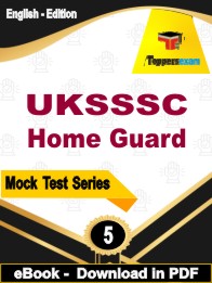 UKSSSC Home Guard PDF Book In English - Practice Set