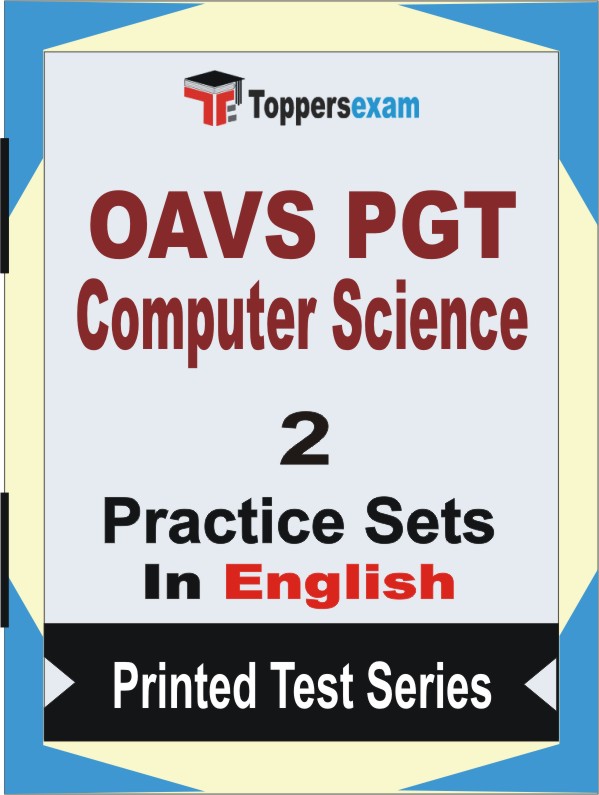 OAVS PGT Computer Science Book in English - Question Paper / Practice Set