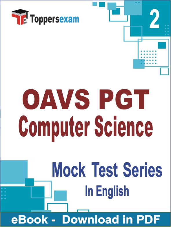OAVS PGT Computer Science PDF Book In English - Question Paper