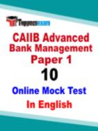 CAIIB Mock Test 2024