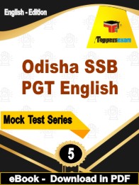 Odisha SSB PGT English Exam  PDF Book In English - Practice Set