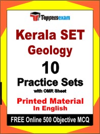 Kerala SET Geology Book in English - Practice Set