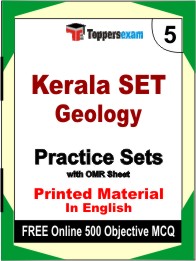 Kerala SET Geology Book in English - Mock Test / Practice Set