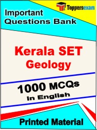 Kerala SET Geology Book in English - Objective MCQ