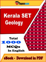 Kerala SET Geology PDF Book In English - MCQ / Objective Questions