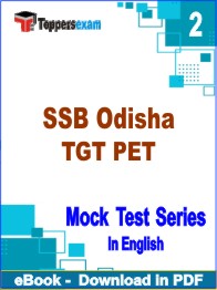 SSB Odisha TGT PET Exam PDF Book In English - Question Paper