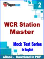 WCR Station Master Test PDF Book In English - Question Paper