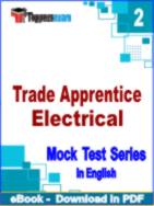 Trade Apprentice Electrical Test PDF Book In English - Question Paper