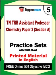 TN TRB Assistant Professor Chemistry Paper 2 (Section A) Exam Book in English - Mock Test / Practice Set