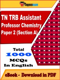 TN TRB Assistant Professor Chemistry Paper 2 (Section A) Exam PDF Book In English - MCQ / Objective Questions