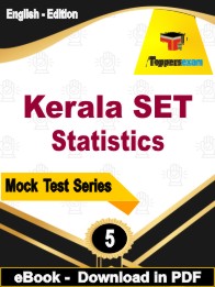Kerala SET Statistics PDF Book In English - Practice Set