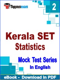 Kerala SET Statistics PDF Book In English - Question Paper
