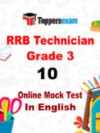 RRB Technician Grade 3 Mock Test