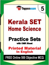 Kerala SET Home Science Book in English - Mock Test / Practice Set