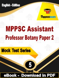 MPPSC Assistant Professor Botany Paper 2 Exam PDF Book In English - Practice Set