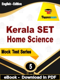 Kerala SET Home Science PDF Book In English - Practice Set