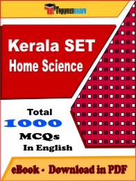 Kerala SET Home Science PDF Book In English - MCQ / Objective Questions