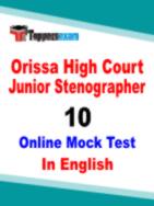 Orissa High Court Junior Stenographer Mock Test 2024