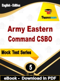 Army Eastern Command CSBO Exam  PDF Book In English - Practice Set