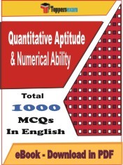 Quantitative Aptitude and Numerical Ability Exam PDF Book In English - MCQ / Objective Questions