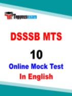 DSSSB MTS Practice Set PDF