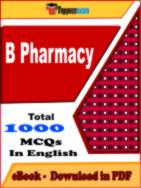 B Pharmacy PDF Book In English - MCQ / Objective Questions