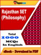 Rajasthan SET (Philosophy) PDF Book In English - MCQ / Objective Questions