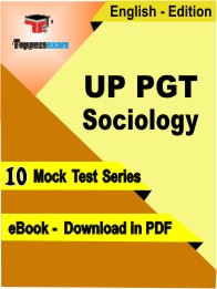 UP PGT Sociology Exam PDF Book In English - Mock Test/Practice Set