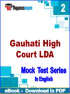 Gauhati High Court LDA Test PDF Book In English - Question Paper