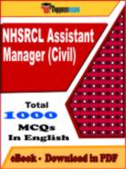 NHSRCL Assistant Manager (Civil) PDF Book In English - MCQ / Objective Questions